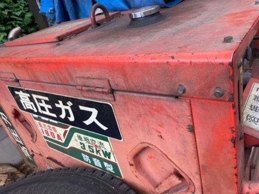 デンヨー DCX-180SS エンジン溶接 発電機