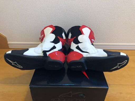 ◆美品◆Alpinestars　アルパインスターズ SMX-6 黒/白/赤 43 27.5cm