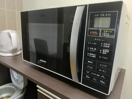 電子レンジ  アイリスオーヤマ2018年製
