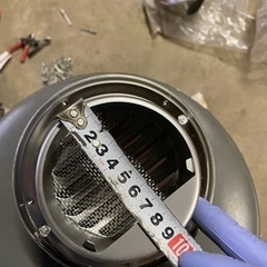 未使用　排気ダクト　パイプフード　吸気　ステンレス　2つセットの画像