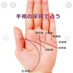 手相占いさせて下さい！