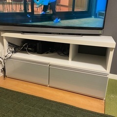 シンプルテレビボード/ホワイト❗️9月23日までの画像