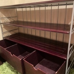 バリ調の棚の画像