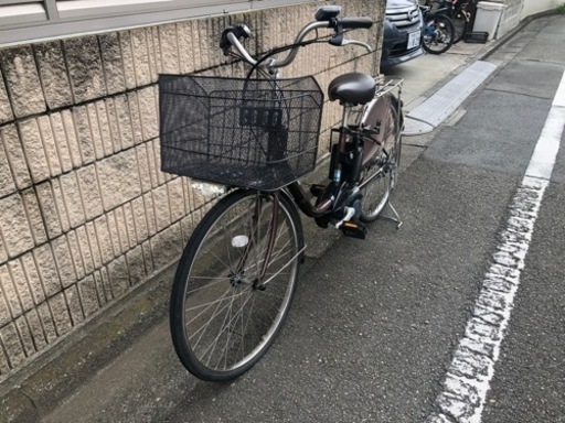 パナソニック電動アシスト自転車シティ26型ビビDX-ELD636    2020-08新車購入