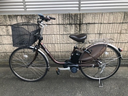 パナソニック電動アシスト自転車シティ26型ビビDX-ELD636    2020-08新車購入