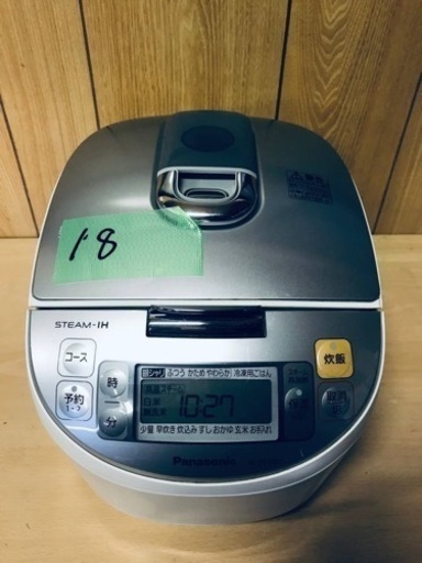 ②18番 Panasonic✨ジャー炊飯器✨SR-SY102J‼️