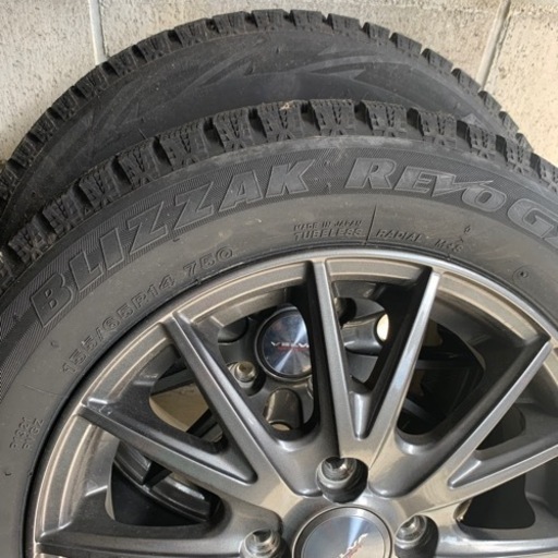 スタッドレスタイヤ、155/65R14