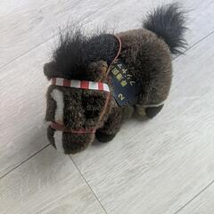 ぬいぐるみ　競馬の画像