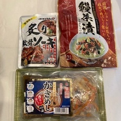 12 カキ飯 炙り軟骨ソーキ うなぎ茶漬け