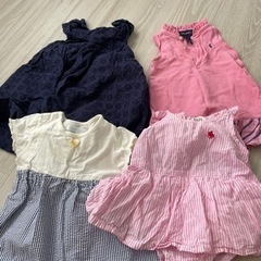 女の子夏服70〜80の画像