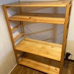 無印良品　パイン材　ユニットシェルフ　【取りに来て下さる方限定】