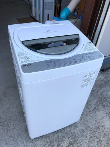 【動作保証あり】TOSHIBA 東芝 2019年 AW-6G6 6.0kg 洗濯機【管理KRS481】