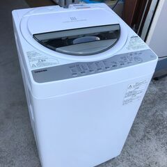 【動作保証あり】TOSHIBA 東芝 2019年 AW-6G6 6.0kg 洗濯機【管理KRS481】