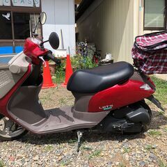 中古　スズキ レッツ 赤 2015年モデルの画像