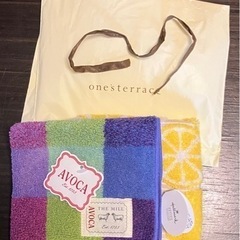 【新品未使用】　2点セットハンドタオル　AVOCA　アヴォカ　 ...