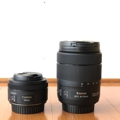 【美品・値下げ】EOS 80D レンズキット＋単焦点レンズ＋予備純正バッテリーの画像