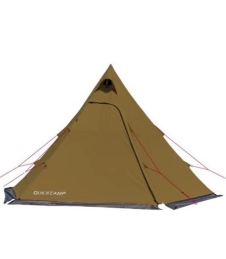 QUICKCAMP クイックキャンプ　ワンポールテントqc-tct440