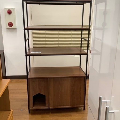 ハイタイプ フラップ扉オープンシェルフ 【トレファク 川越店】