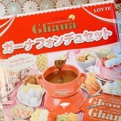 新品未使用ガーナチョコレートフォンデュの画像