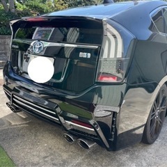 お話中　プリウス30前期 Sツーリング モデリスタ 黒 カスタム サンルーフ ソーラーパネルの画像