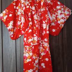 女児　着物セット　100～115cm（５～６才用）の画像