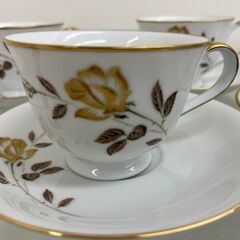 【レガストック川崎本店】【希少未使用品】OLD Noritake オールドノリタケ ROSEWIN 薔薇 金彩 ティーセットの画像
