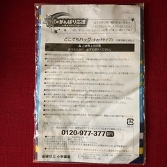 【未使用品】トートバッグ・こどもチャレンジ　星柄の画像