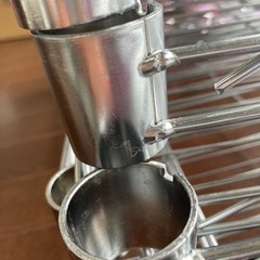 【再値下げ】メタルラック　スチールラック　棚　1セット3200円の画像