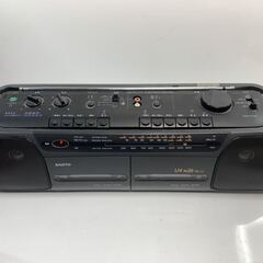y サンヨー　ステレオラジカセ　ダブルラジカセ　SANYO オー...