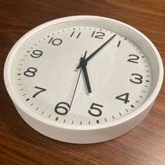 ● 無印良品、掛け時計、シンプル