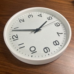 ● 無印良品、掛け時計、シンプルの画像
