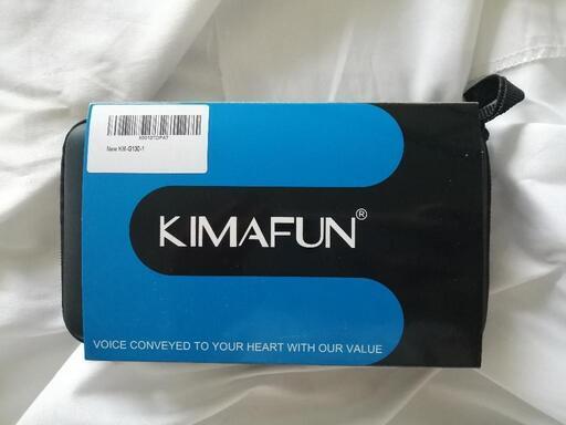 ワイヤレスマイク KIMAFUN 2.4Gワイヤレスラベリアマイクおよび3.5MM受信機 外付けクリップマイク