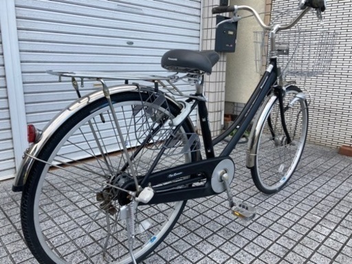 【26インチ自転車】パナソニック製　内装3段変速　美品❗️LEDオートライト　若林自転車　膳所店　SALE中❗️