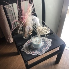 黒い椅子