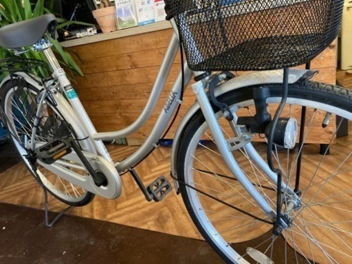 【24インチ】自転車　シルバー