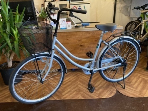 【24インチ】自転車　シルバー