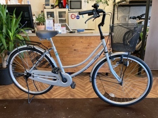 【24インチ】自転車　シルバー