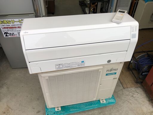 【動作保証あり】FUJITSU 2017年 2.2kw 6畳用 ルームエアコン AS-C22G【管理KR298】