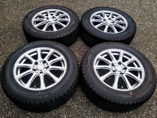 冬16インチ　ヤリス クロス アルファード【富山】クラウン C-HR カムリ マークX エスティマ スカイライン ステージア ティアナ 冬 205/65R16 中古 2014年 4本