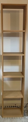 【バラ売り可】無印良品スタッキングシェルフ5段+引き出し4段×2+引き出し4個×1 オーク材