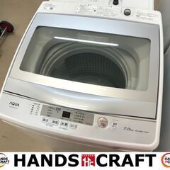 ✨アクア　中古　AGW-GS70H　洗濯機　7㎏　2020年製✨うるま市田場✨