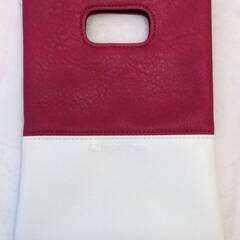 Elegane PARIS エレガンス パリス トートバッグセット 黒×白 ピンク×白 中古品の画像