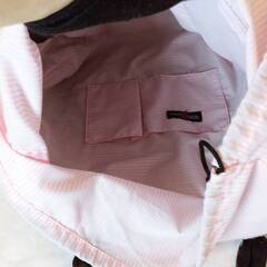 ViVi Fleurs ヴィヴィフルール ハンドバッグ キャンパス生地 レザー グレージュ 中古品の画像