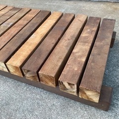 【決定しました】イタウバ　南米ハードウッド　束柱70×70㎜　L...