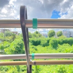 伸縮性物干し竿 計3本　1.5m〜3mの画像