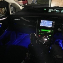 お話中　プリウス30前期 Sツーリング モデリスタ 黒 カスタム サンルーフ ソーラーパネルの画像
