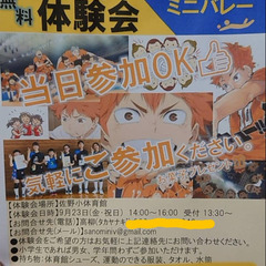 バレーボール無料体験会