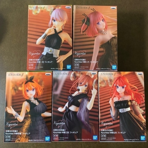 五等分の花嫁　フィギュア　コンプセット