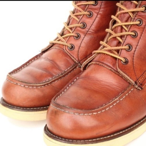 (07019)裏半円犬タグ90年製刻印 REDWING877レッドウィング9EE約27cm EEワイズ (アイリッシュセッター オロラ