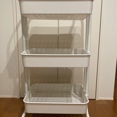 取引中！　キッチンワゴン(ホワイト)